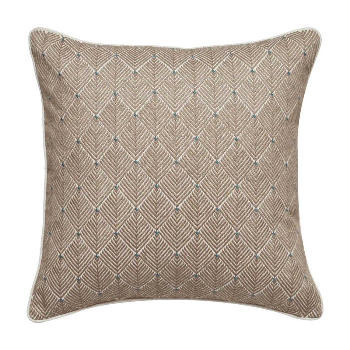Hirkani Dot 51cm Cushion Cover, Flaxen main product photo