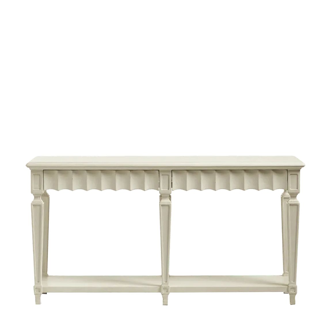 Ruffelen Console Table, Chalk main product photo