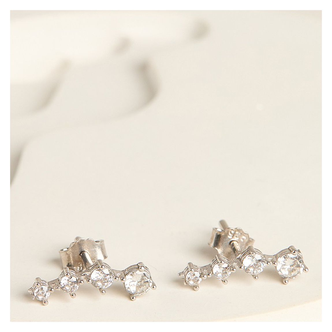 Silver Stud Earrings main product photo