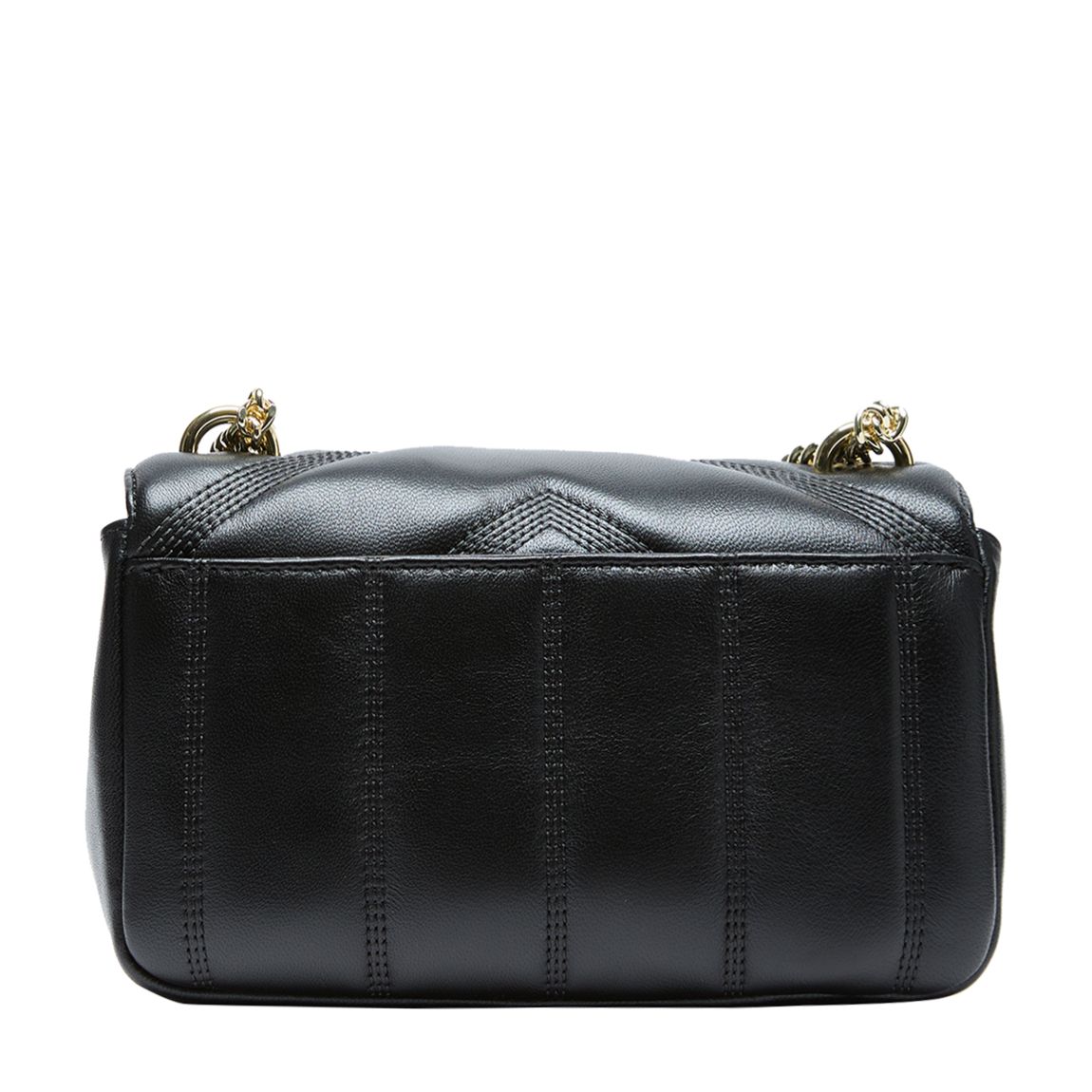 Black, Gold Becca Medium Flap Shoulder Bag main product photo