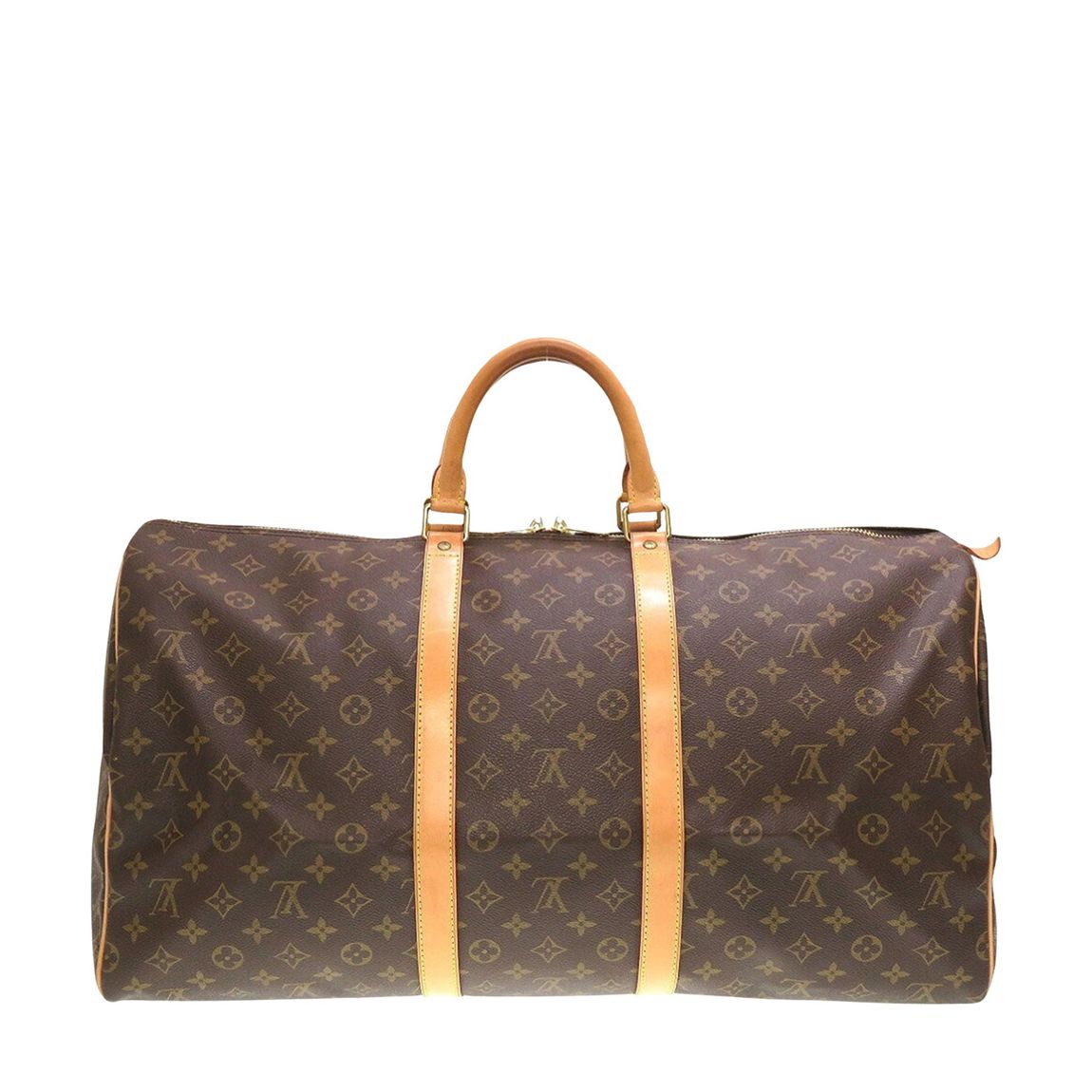 Brown Keepall 55 Travel Bag - AB main product photo