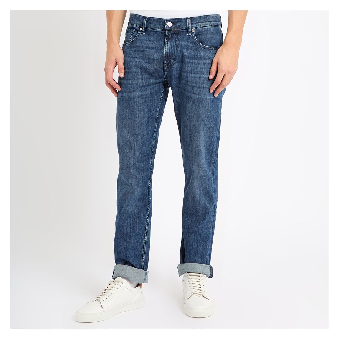 Blue Standard Straight Swing Jeans main product photo