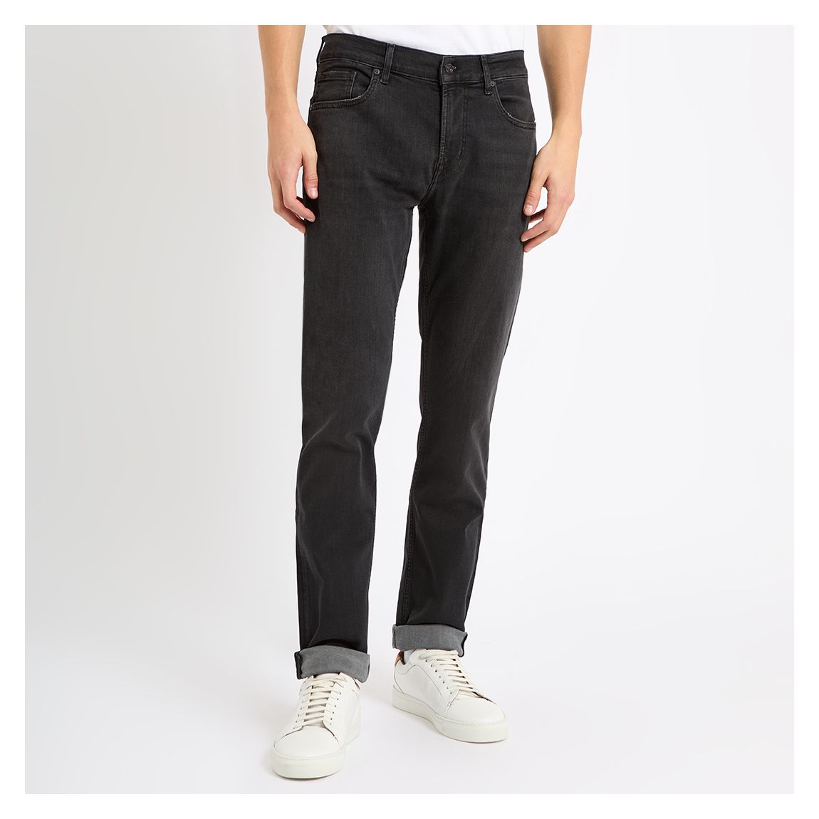 Washed Black Slimmy Stretch Jeans main product photo