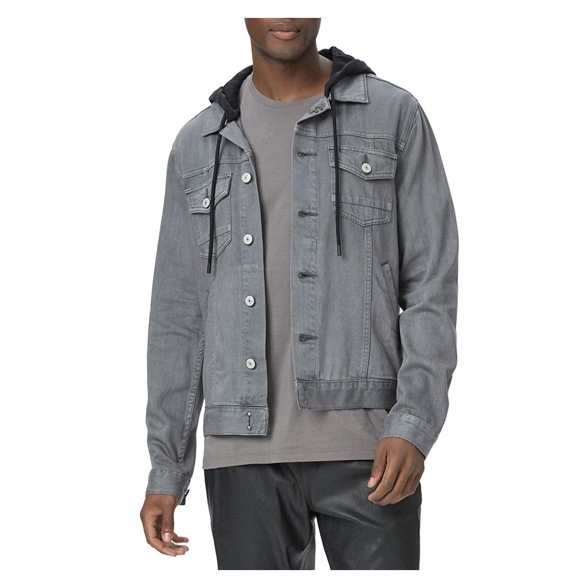 Grey Scout Jacket With Hood main product photo