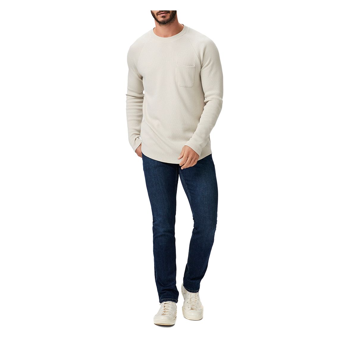 Cream Abe Baseball Long Jumper main product photo