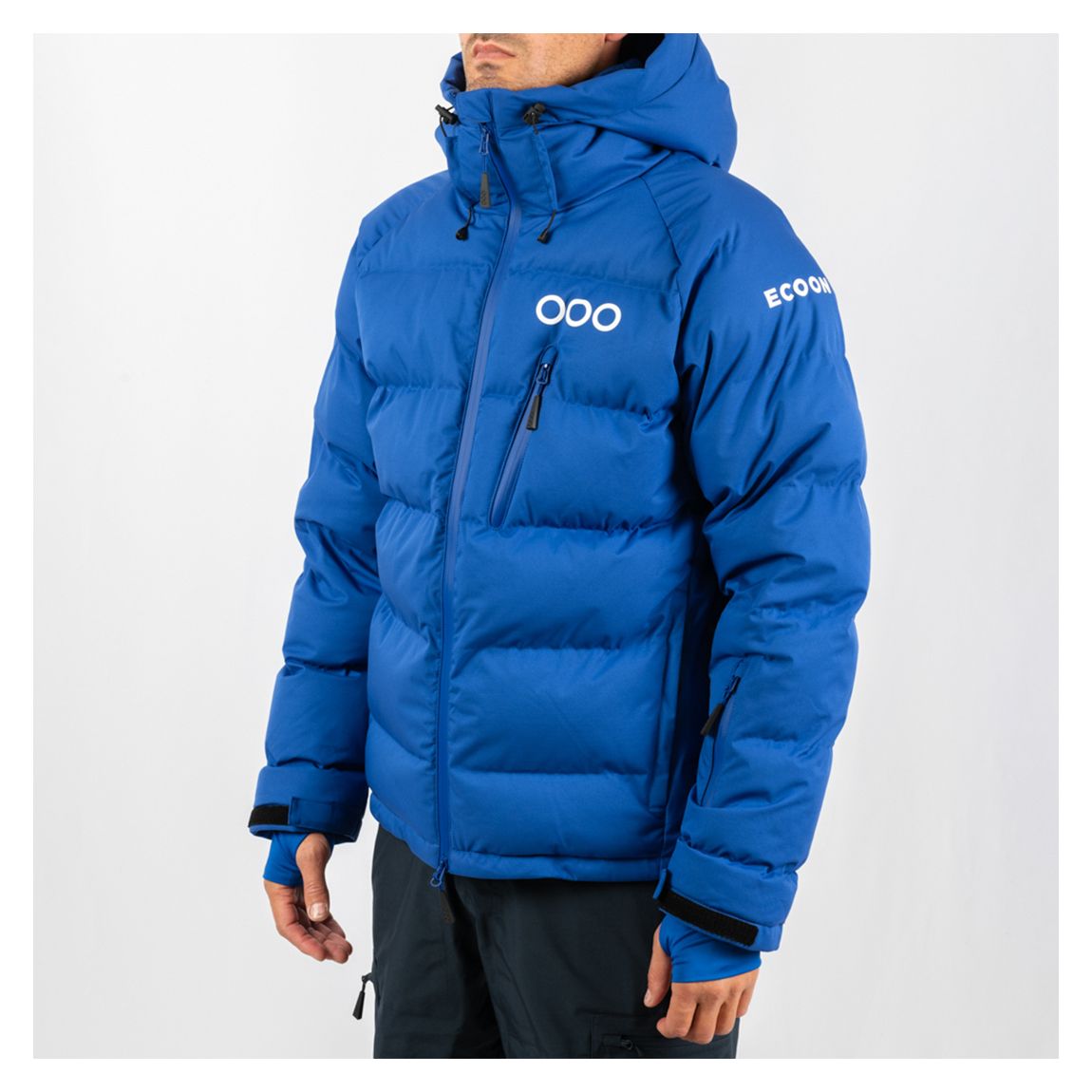 Blue Mens Freeride Insulated Ski Jacket main product photo