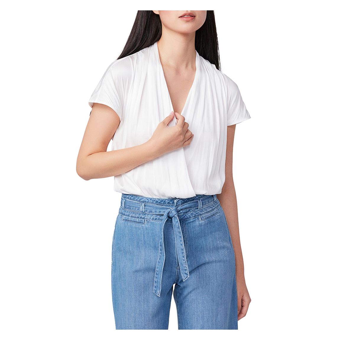 White Dijon Bodysuit main product photo