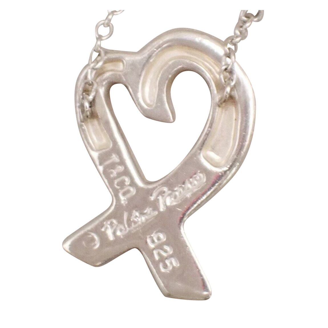 Silver Tiffany & Co Loving Heart Necklace - AB main product photo