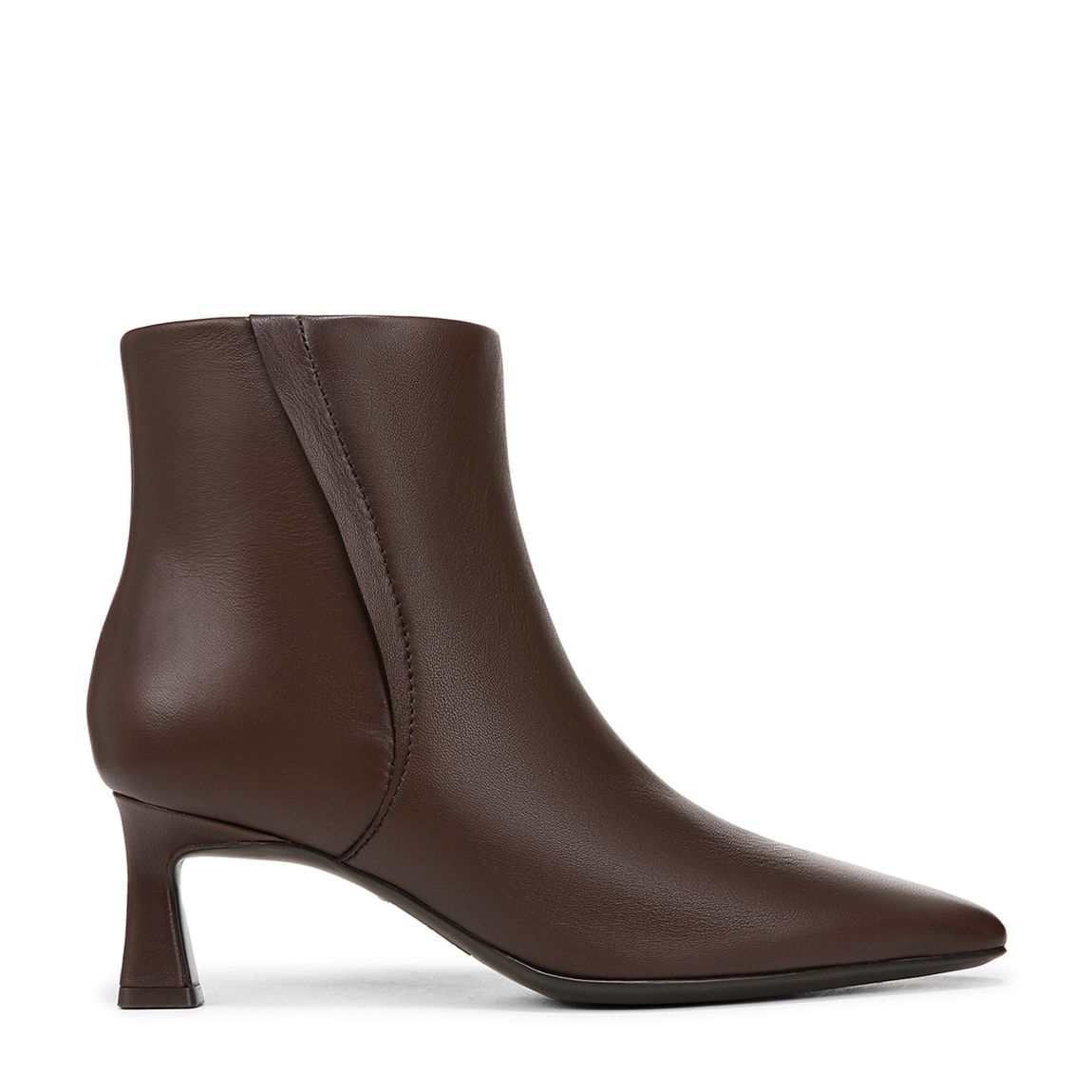 Chocolate Brown Leather Deesha Ankle Boot main product photo