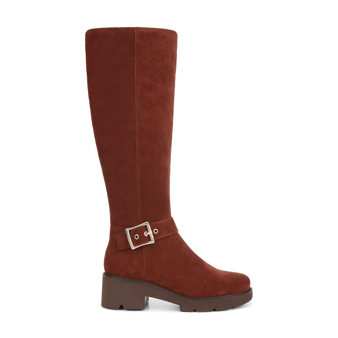 Brown Suede Darry Long Boot main product photo