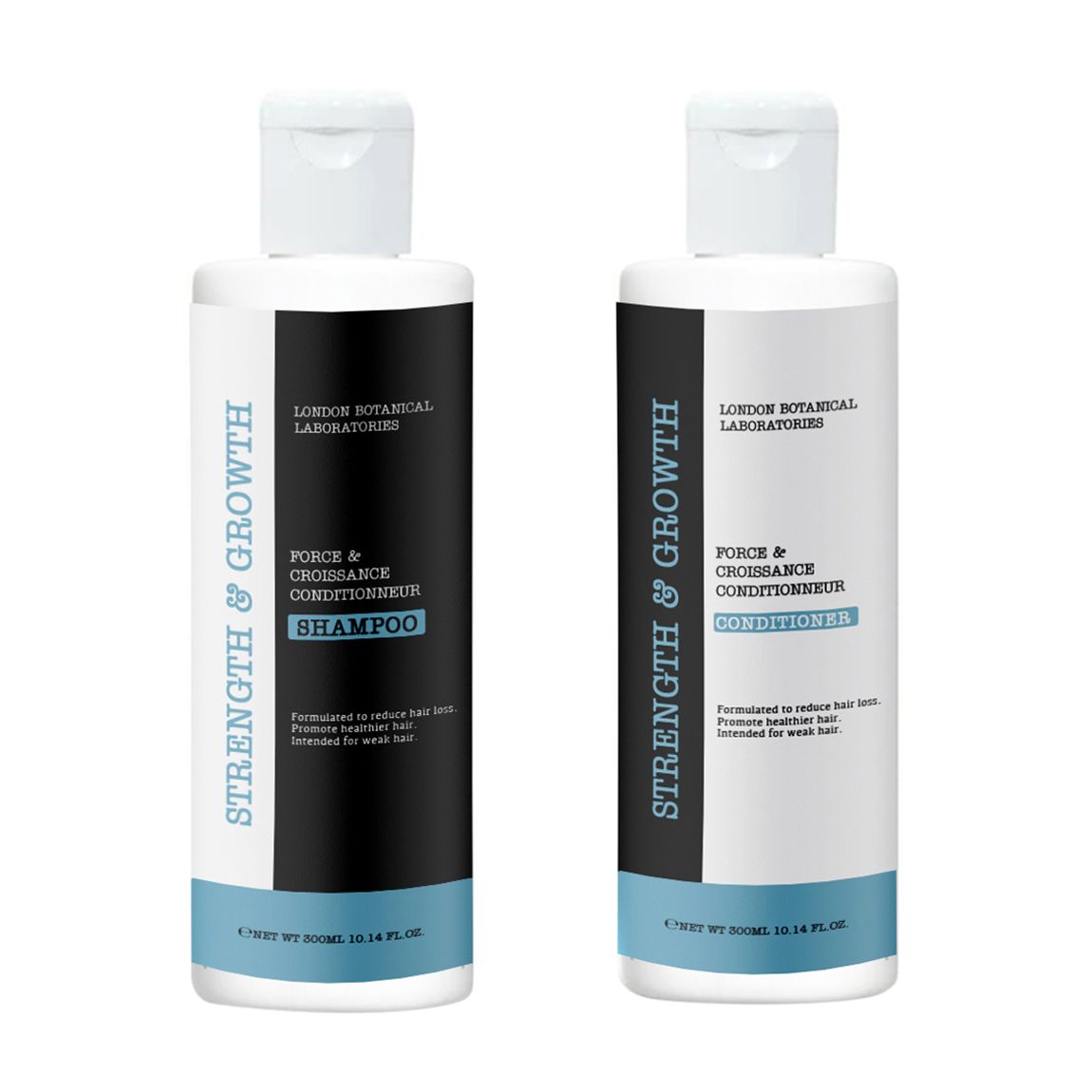 Strength And Growth Shampoo 300ml + Strength And Growth Conditioner 300ml main product photo