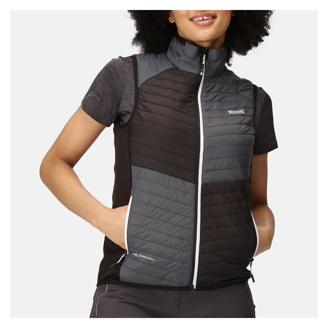 Grey Trutton Baffled Gilet main product photo