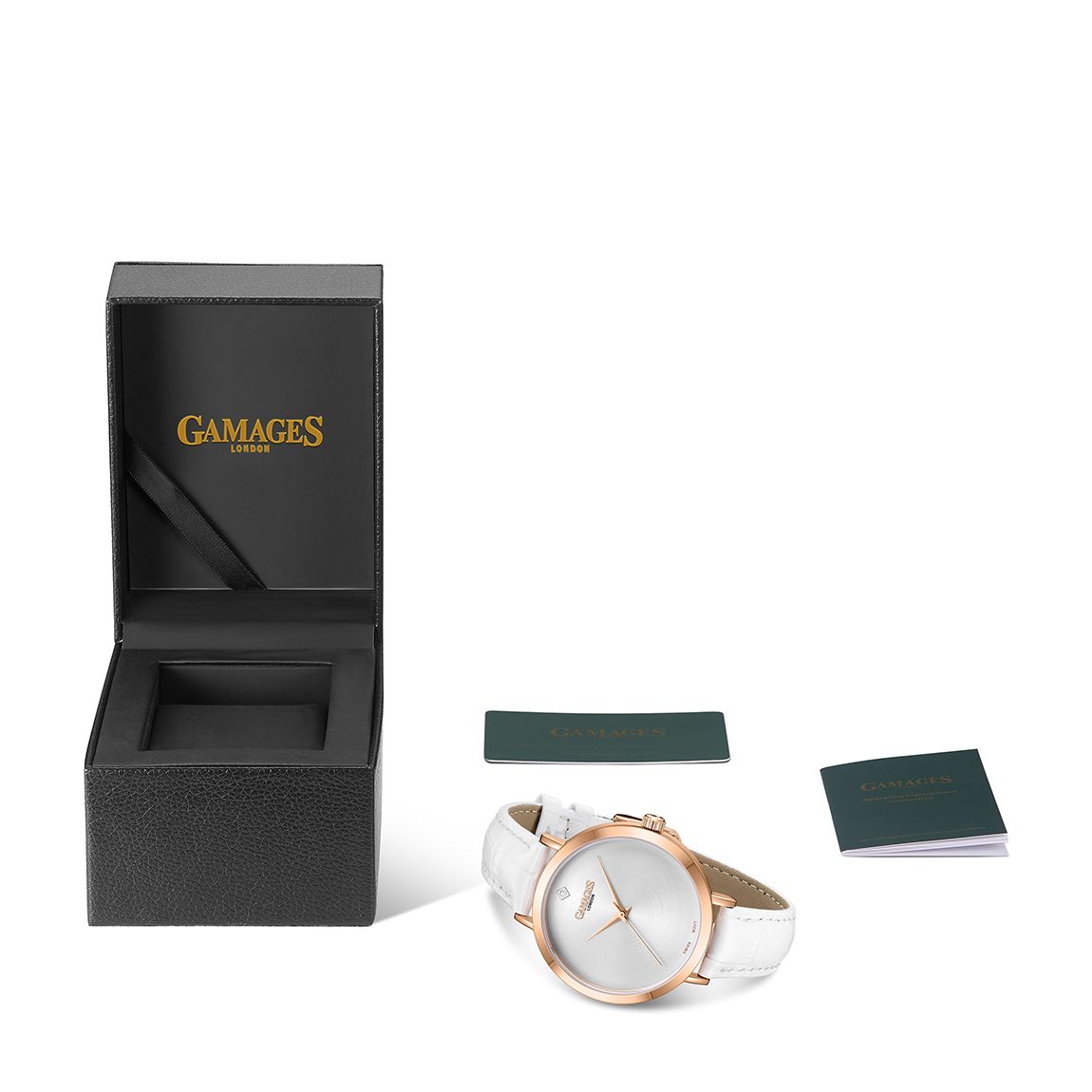 Gamages Of London White Ladies Nebula Watch 38mm main product photo