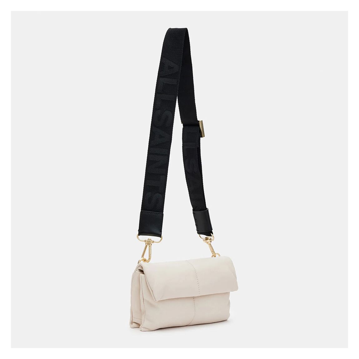 Ivory Ezra Quilted Leather Crossbody Bag main product photo