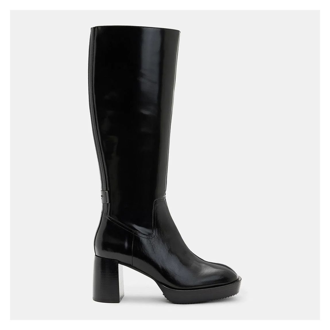 Black Pip Knee High Leather Boots main product photo
