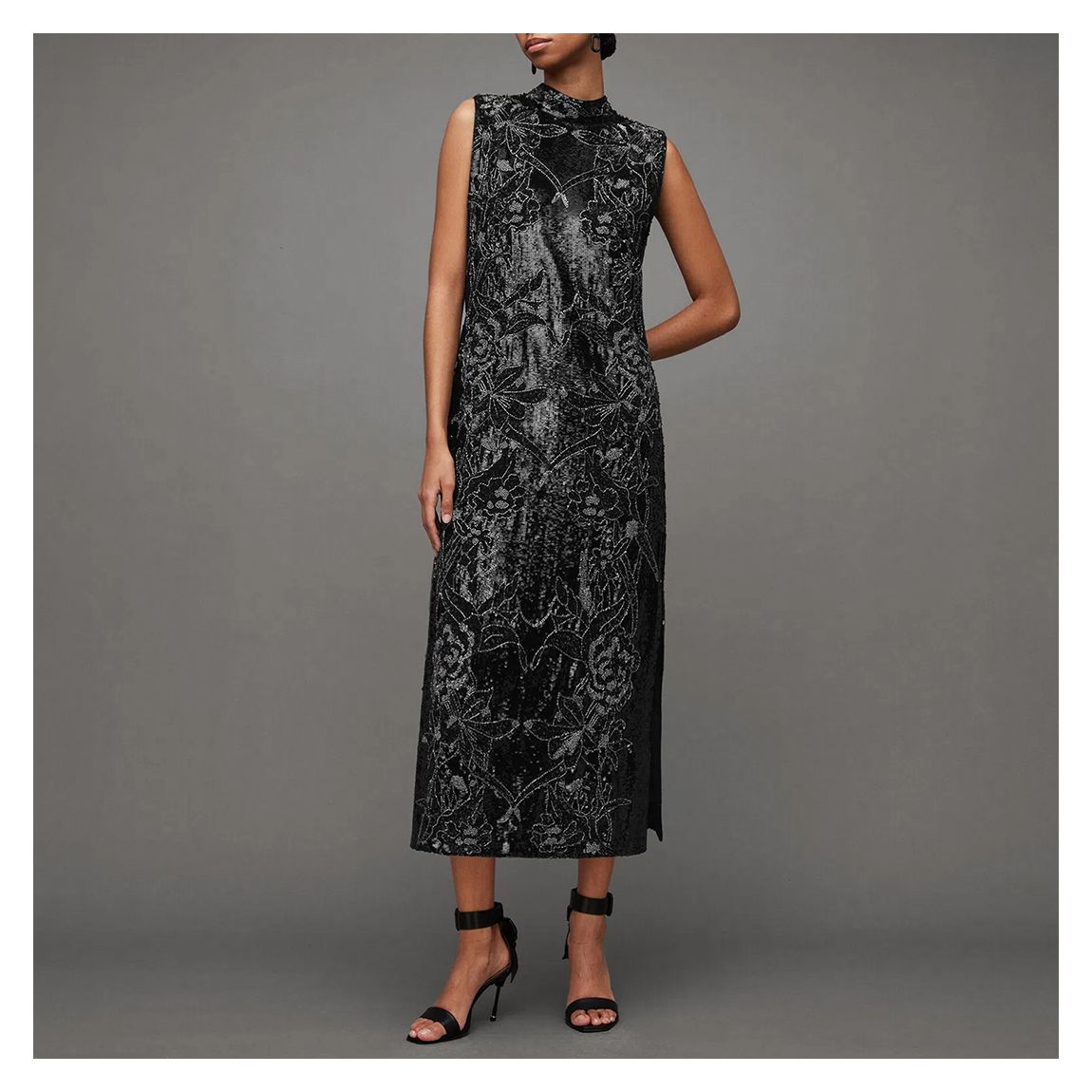 Black Harper Printed Maxi Dress main product photo