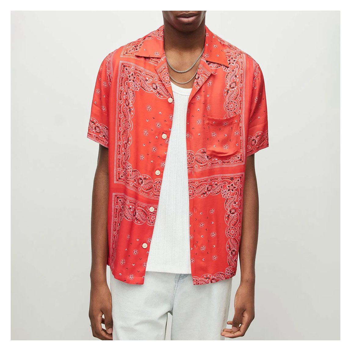 Red Tikal Short Sleeve Shirt main product photo