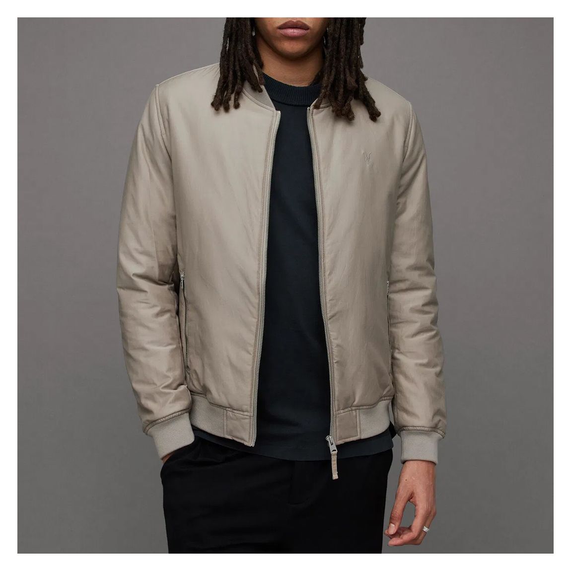 Stone Withrow Cotton Blend Bomber Jacket main product photo