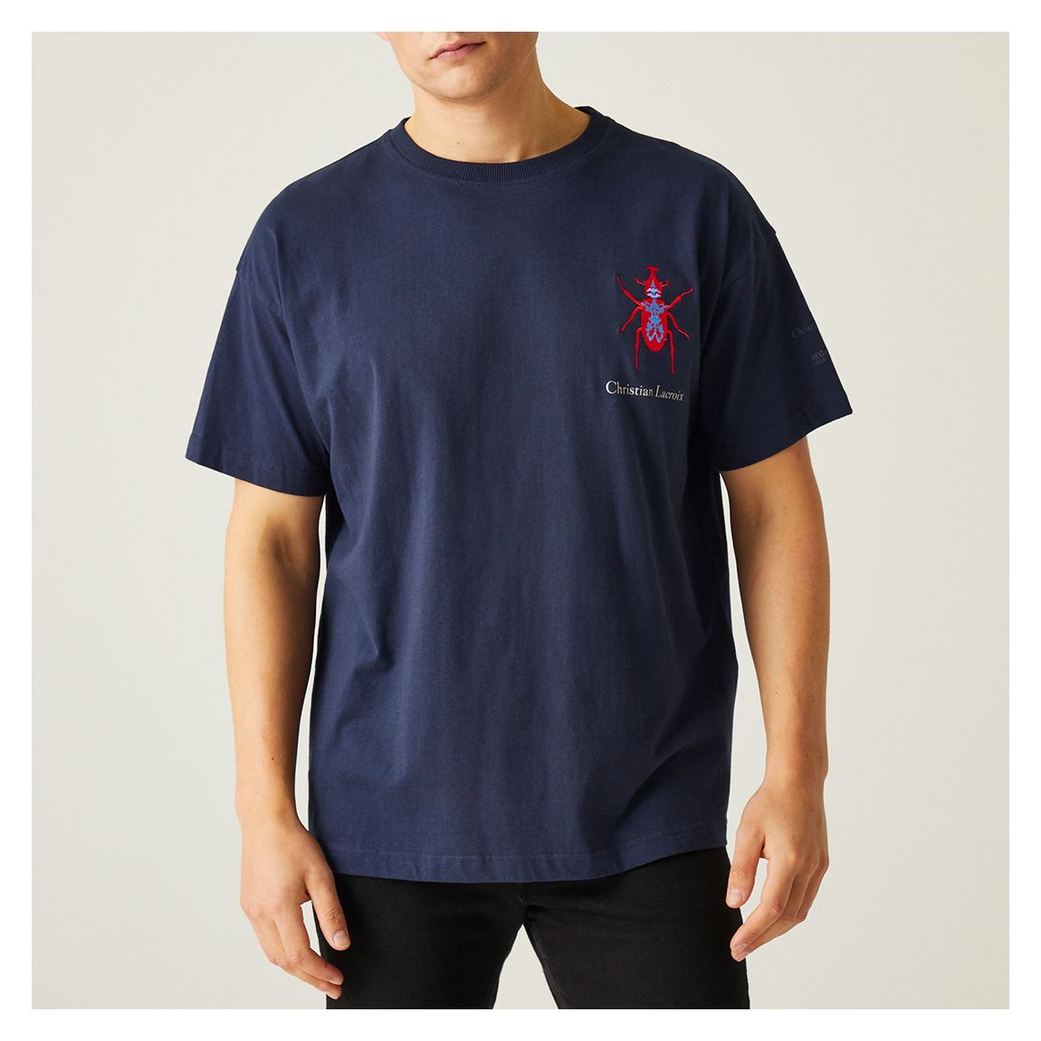 Navy Christian Lacroix Cotton T-Shirt main product photo