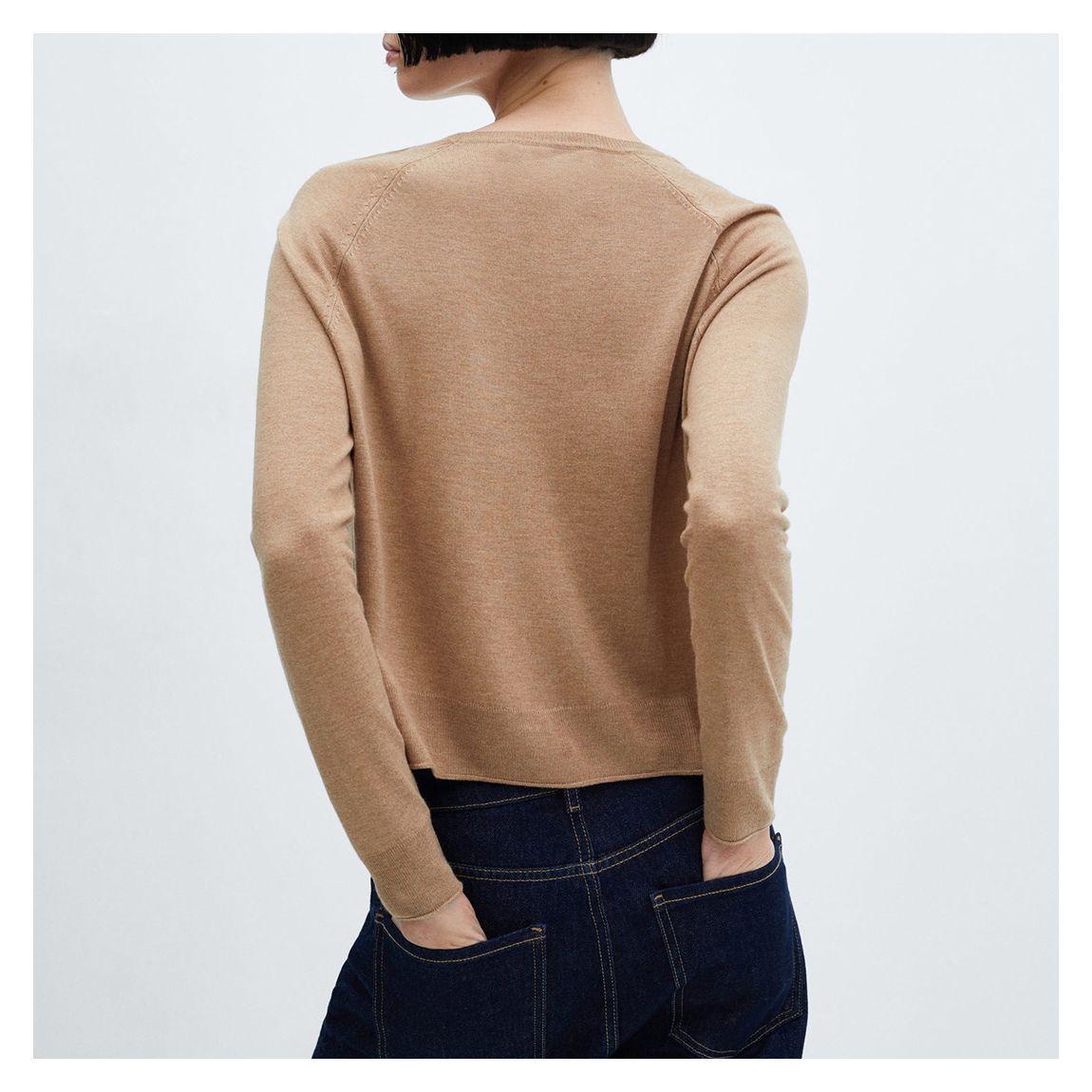 Camel Round Neck Jumper main product photo