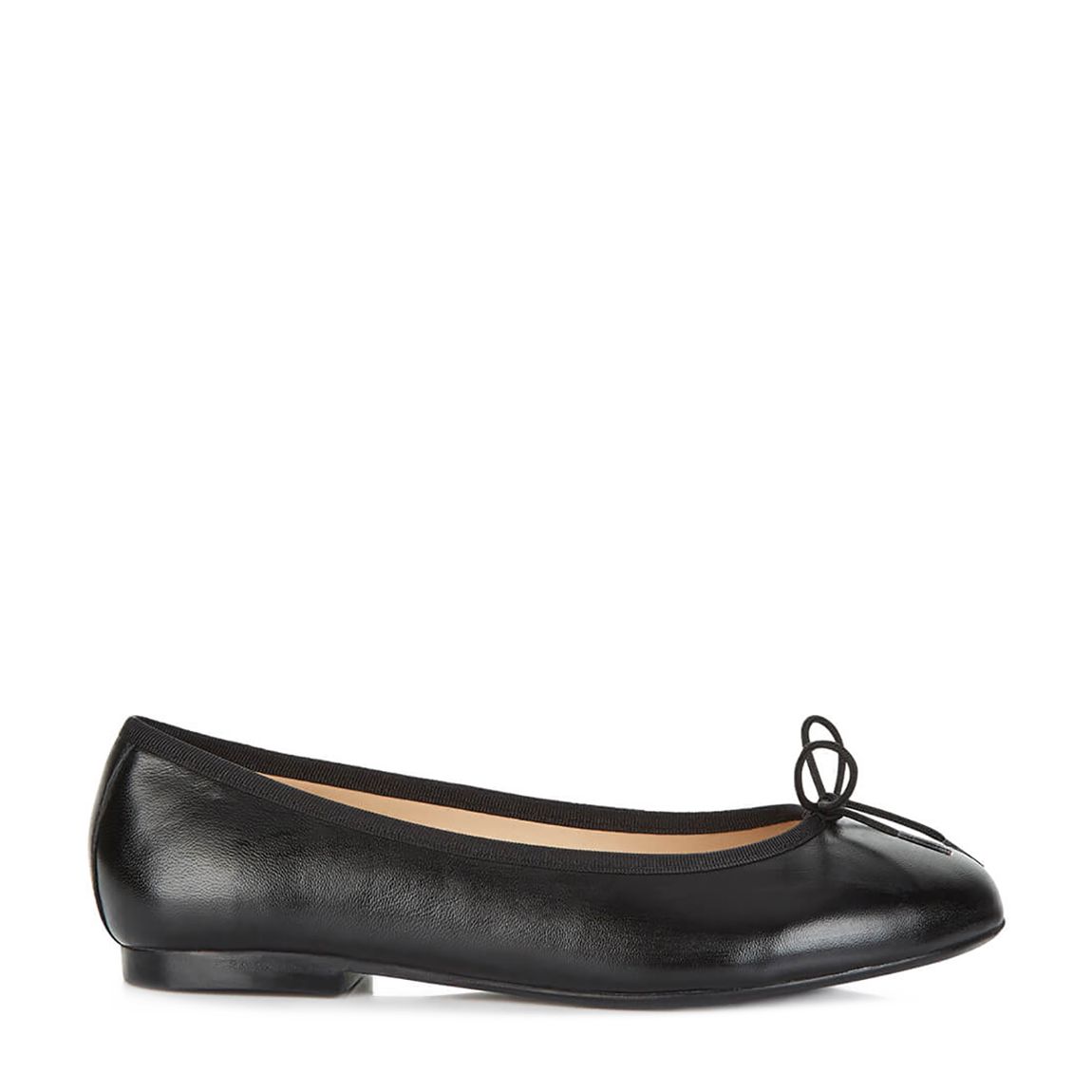 Black Leather Amelie Pump main product photo