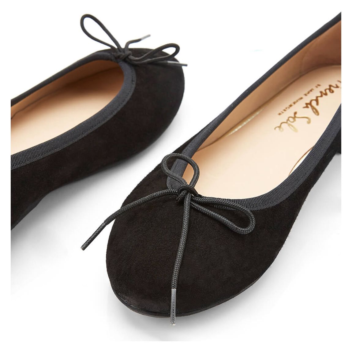 Black Suede Amelie Pump main product photo