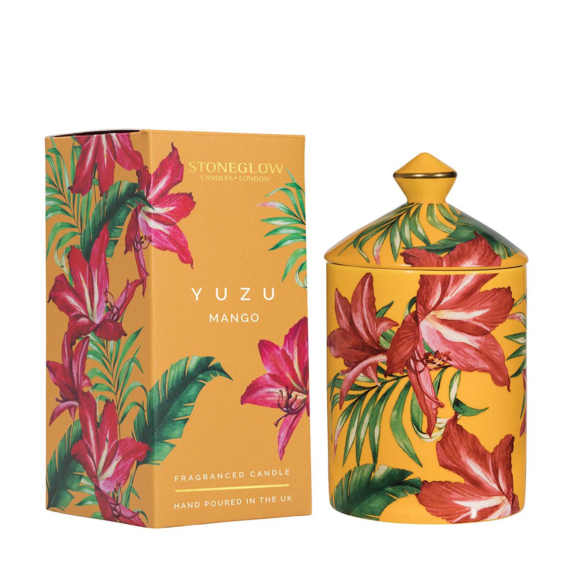 Urban Botanics - Ceramic - Yuzu & Mango - Scented Candle 300g main product photo