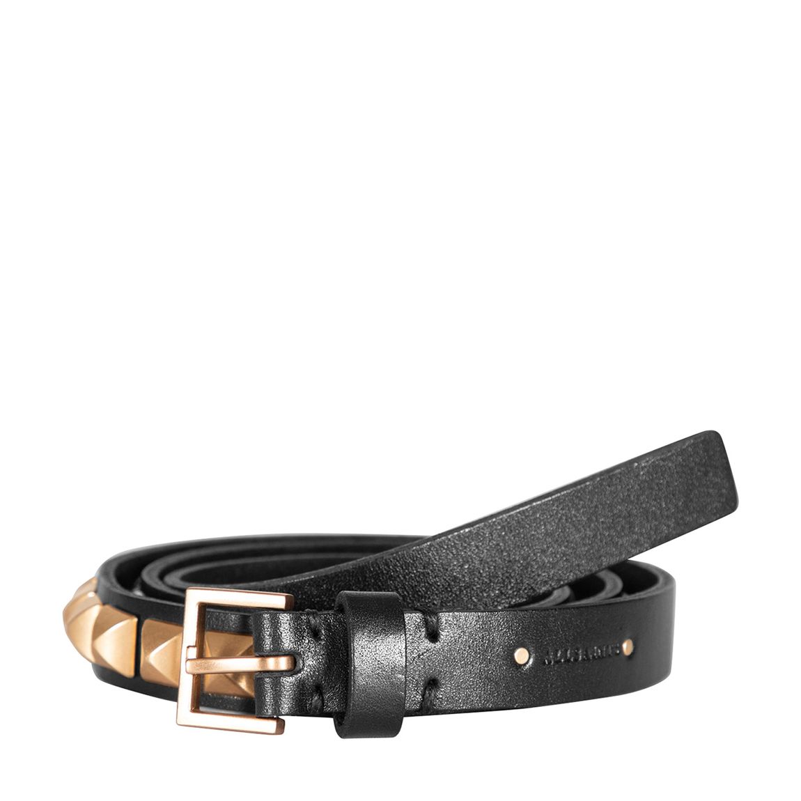 Black Pyramid Stud 18mm Belt main product photo