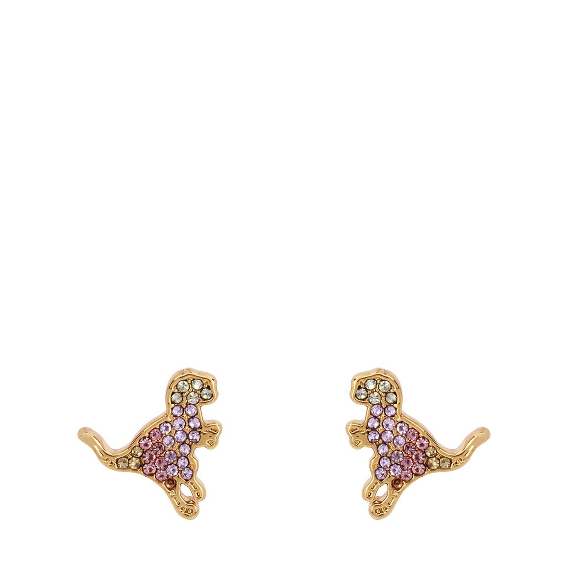 Pastel Multi, Gold Pave Rexy Studs main product photo