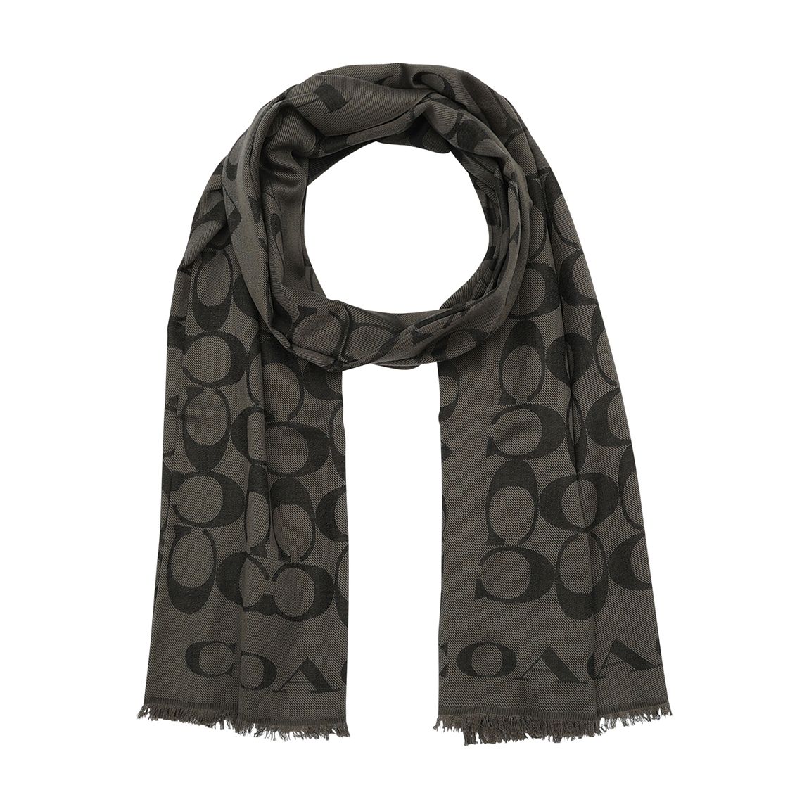 Black Signature C Border Stole main product photo