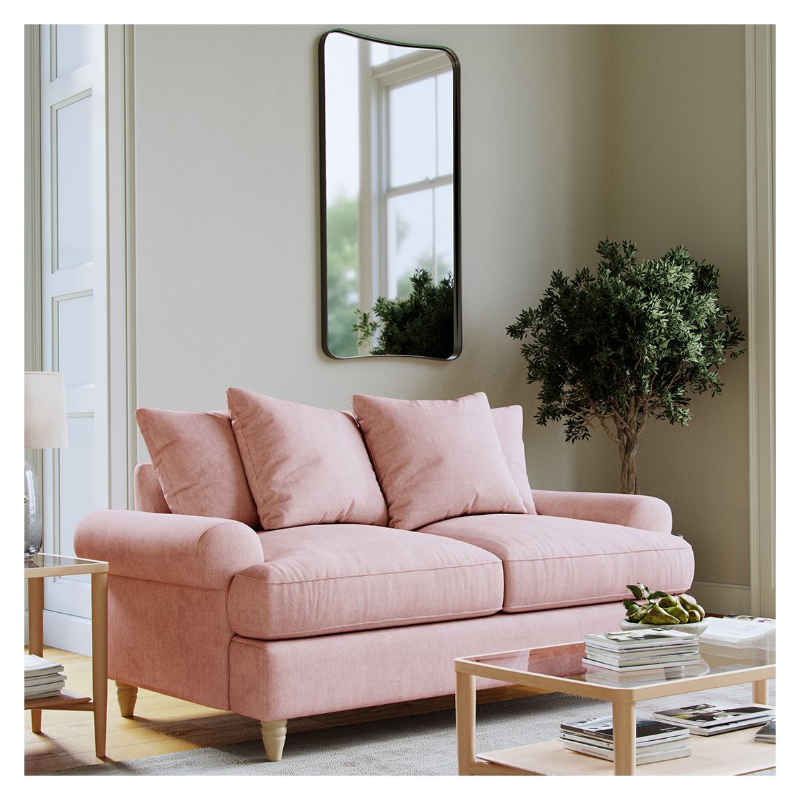 The Brentwood medium Sofa Linnet Pastel main product photo