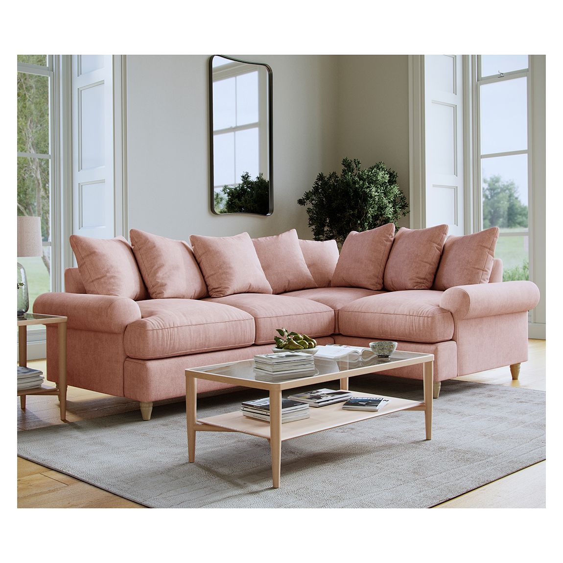The Brentwood 1 Corner 2 Linnet Pastel main product photo