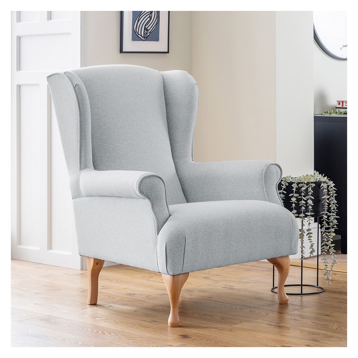 The Osbourne Accent Chair Linnet Dove Grey main product photo