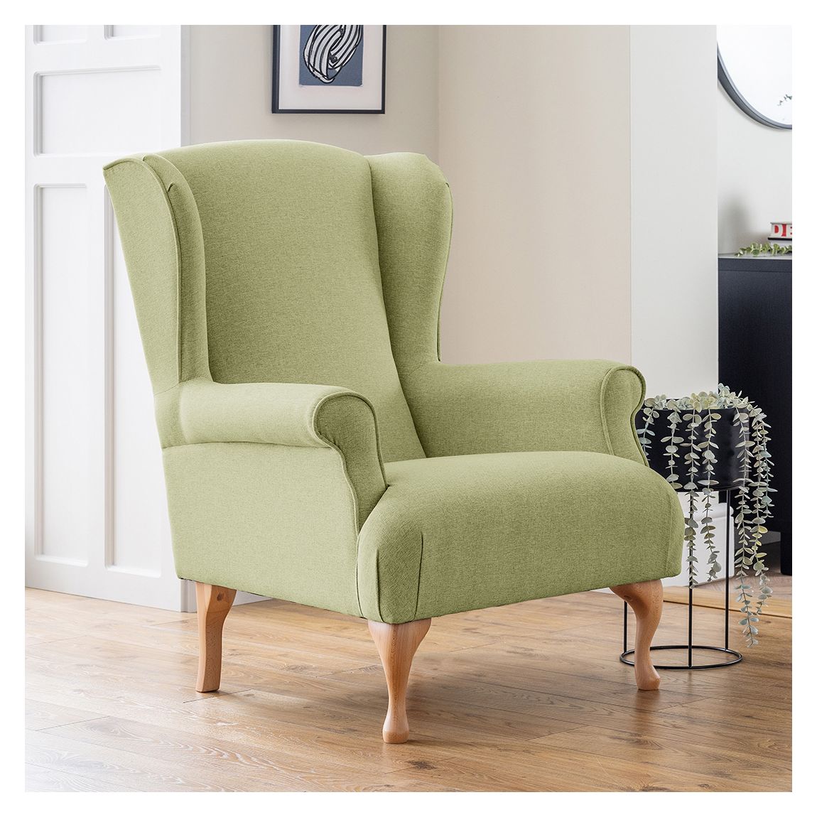 The Osbourne Accent Chair Linnet Sage main product photo