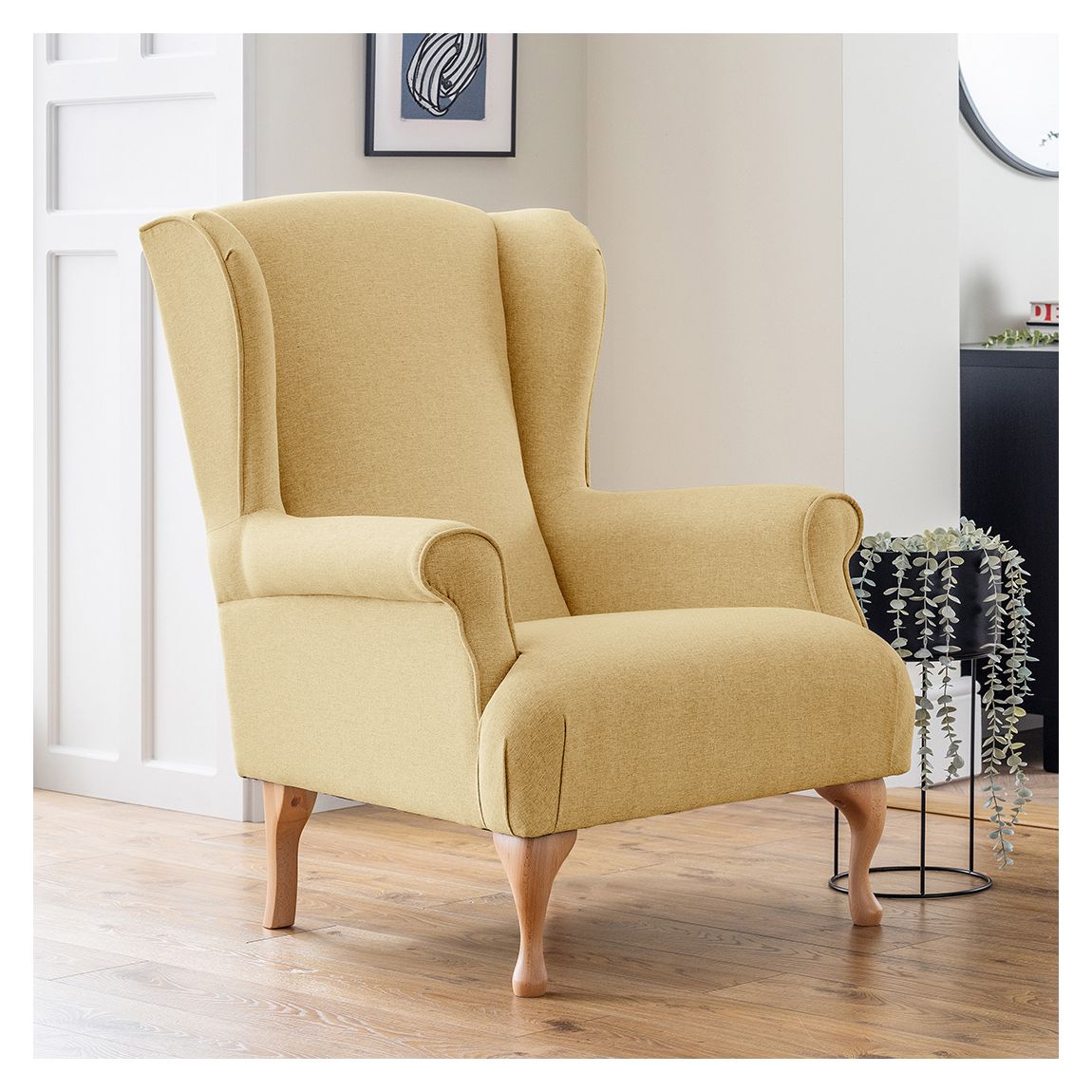 The Osbourne Accent Chair Linnet Corn main product photo