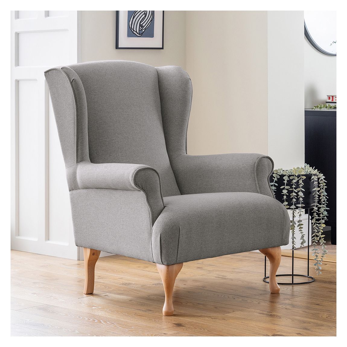 The Osbourne Accent Chair Carina Mushroom main product photo