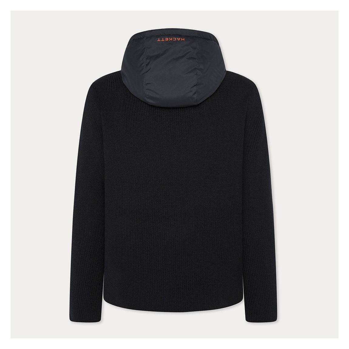 Black Hybrid Merino Wool Jacket main product photo