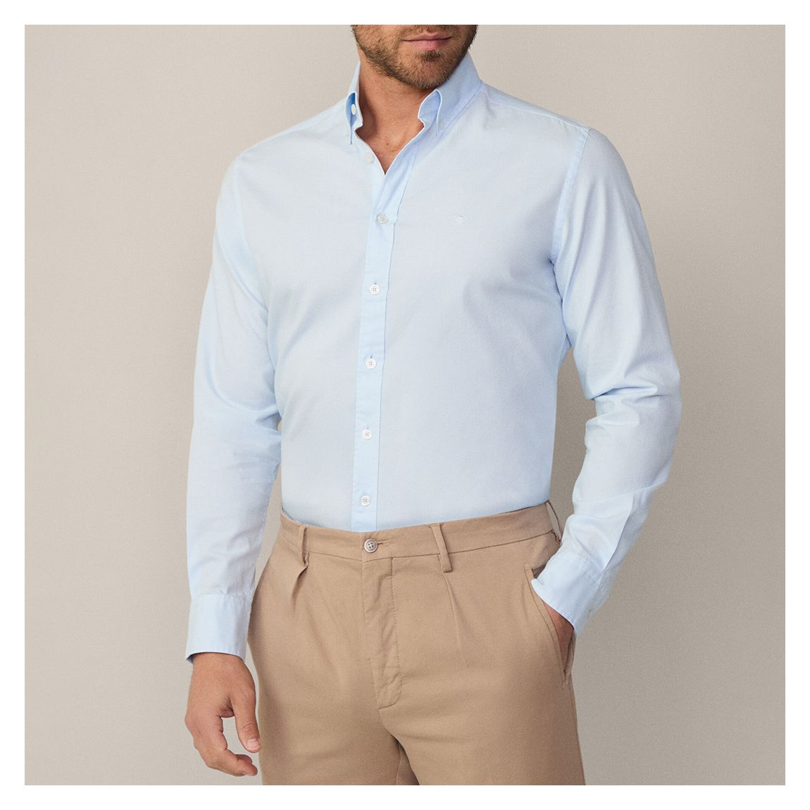 Light Blue Oxford Cotton Shirt main product photo