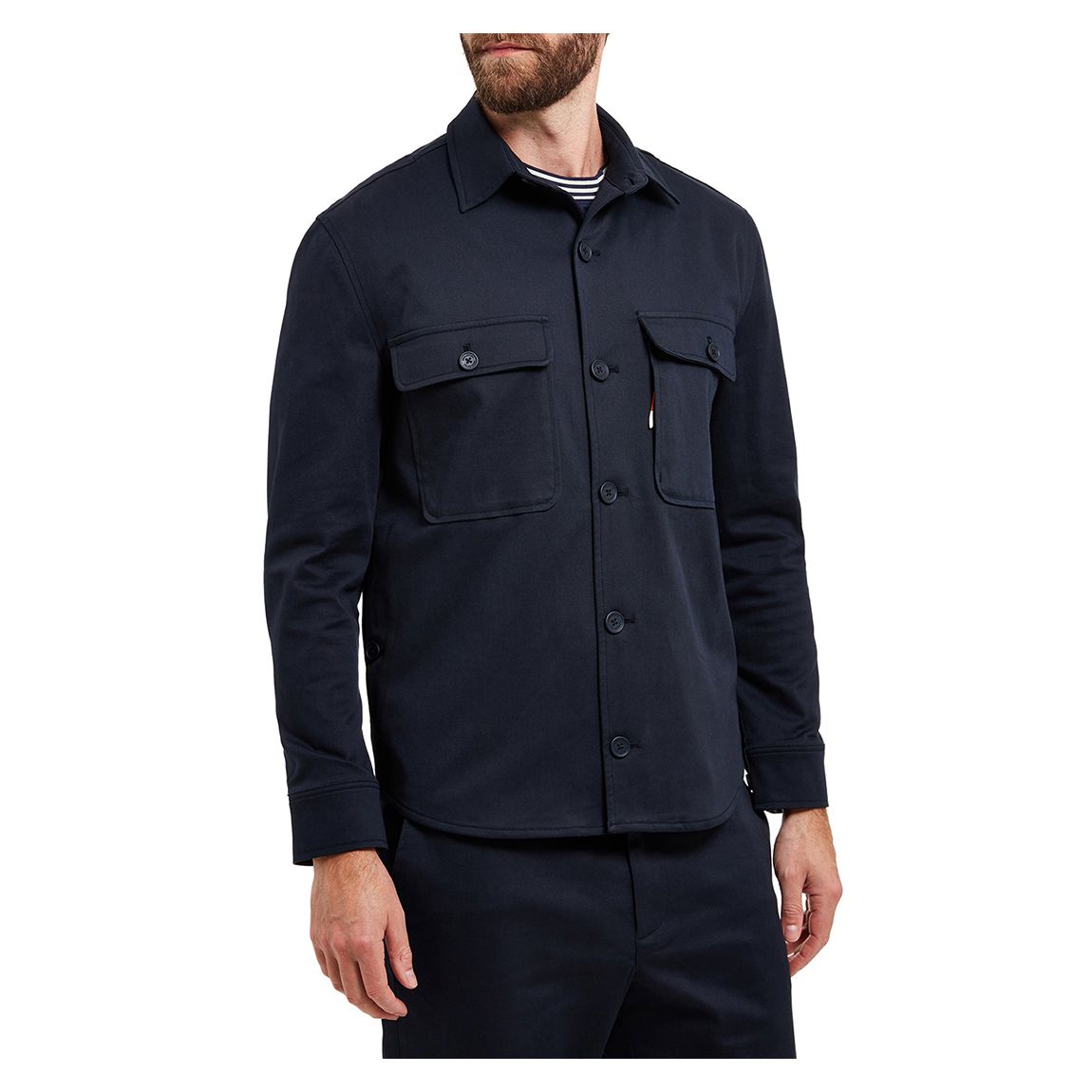 Navy Whissonsett Shirt Jacket main product photo
