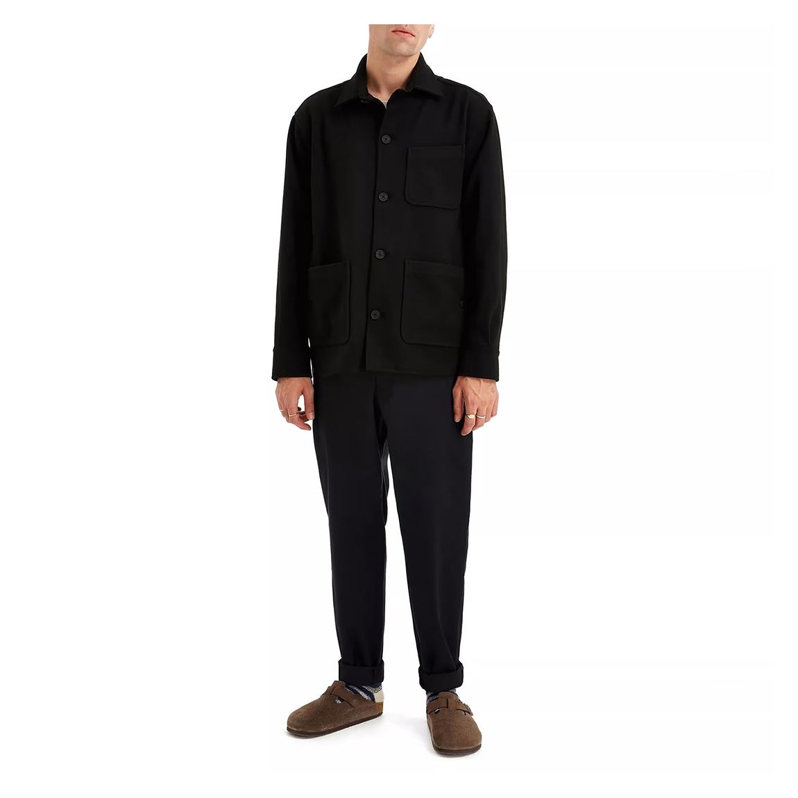 Black Ringstead Chore Jacket main product photo