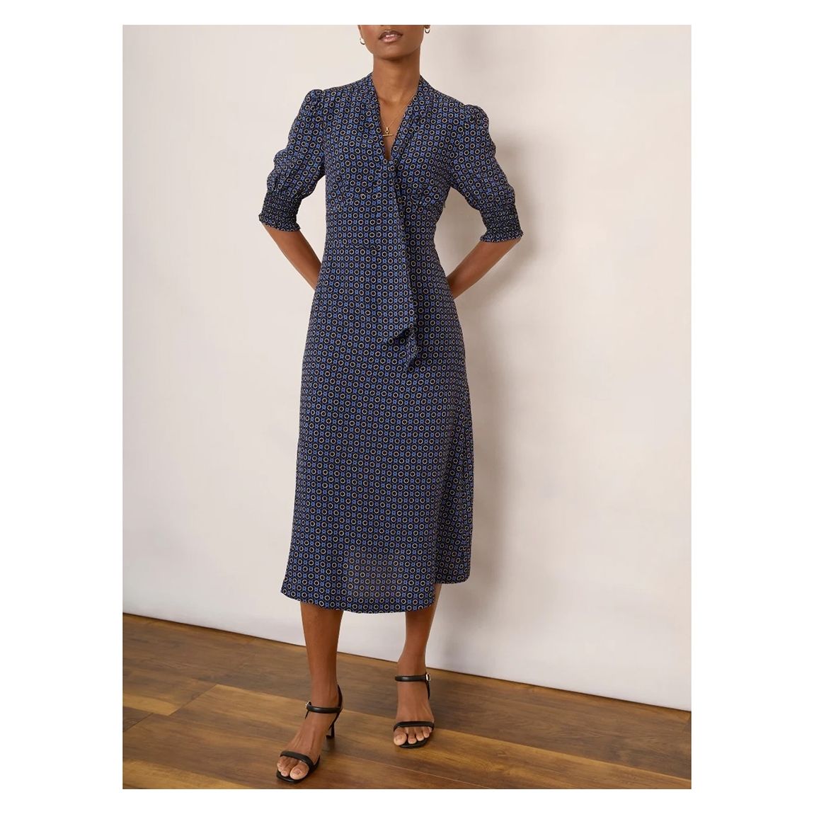 Navy Tabatha Tea Dress main product photo