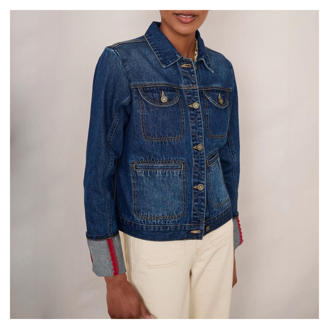 Blue Kelsey Denim Jacket main product photo