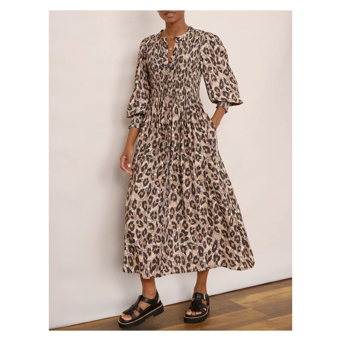 Snake Leopard Aggie Dress main product photo