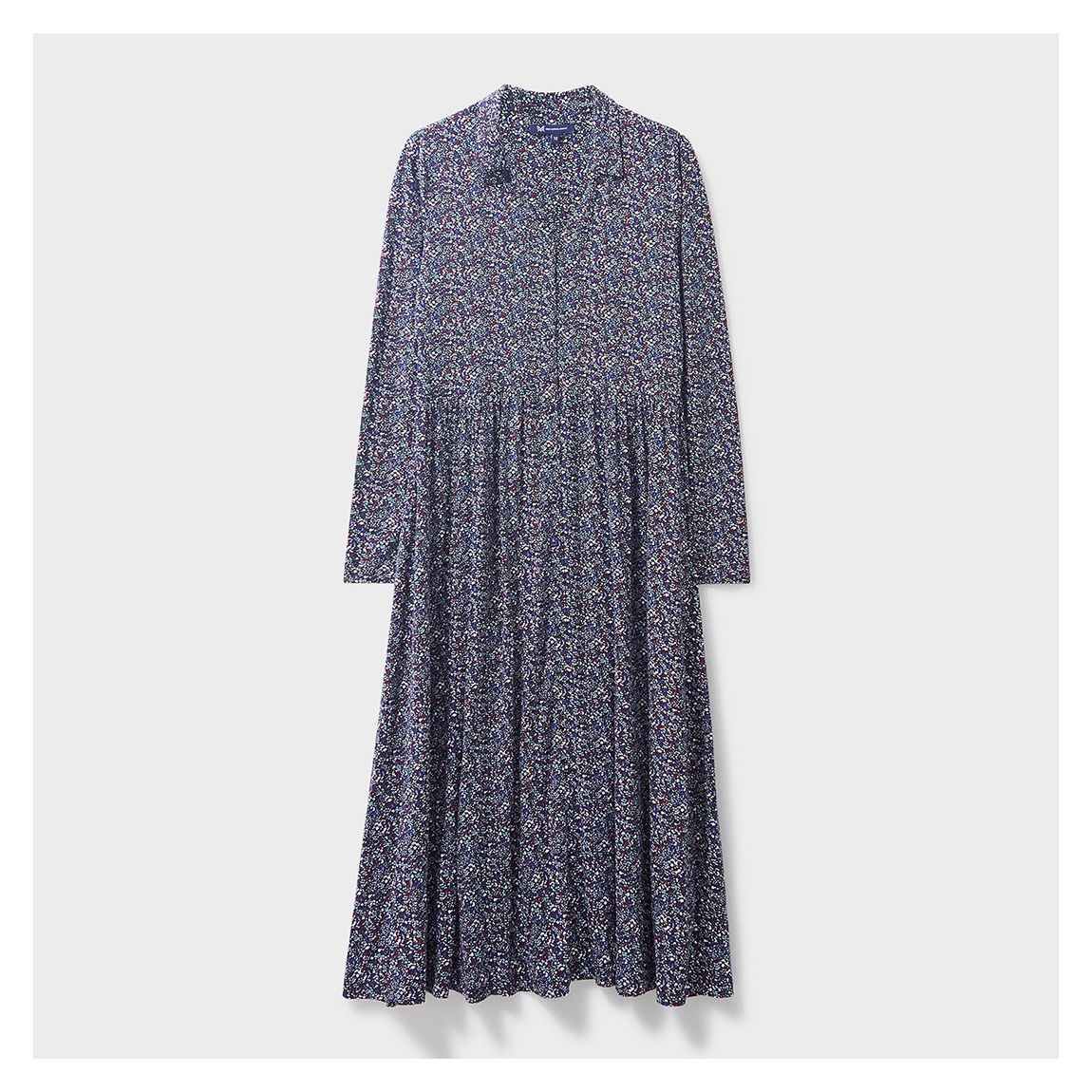 Navy Freya Collared Dress main product photo