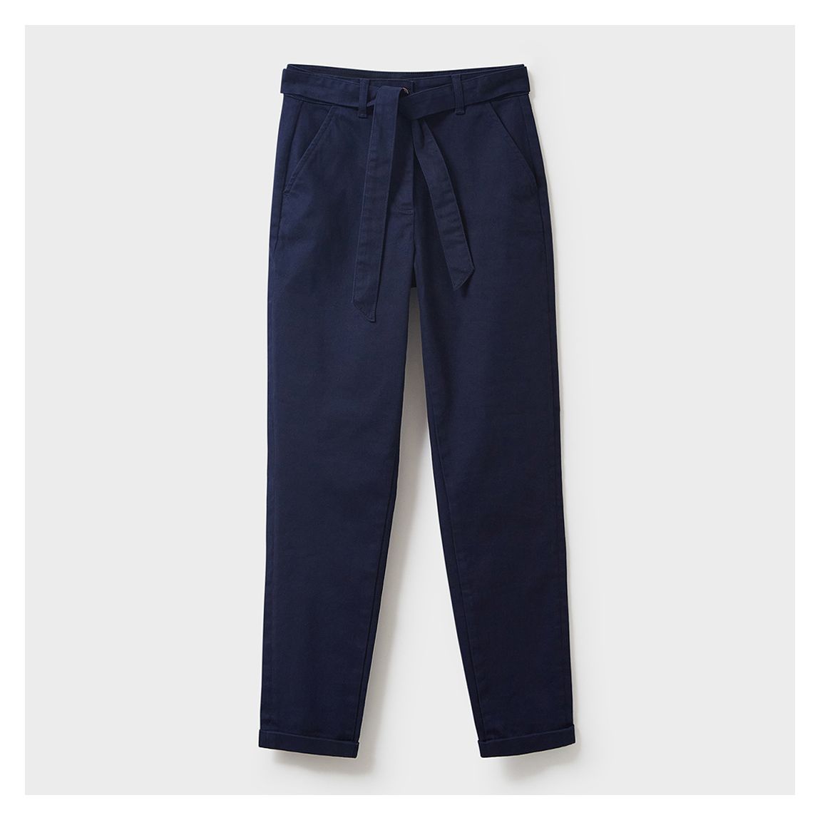 Navy Exeter Cotton Trousers main product photo