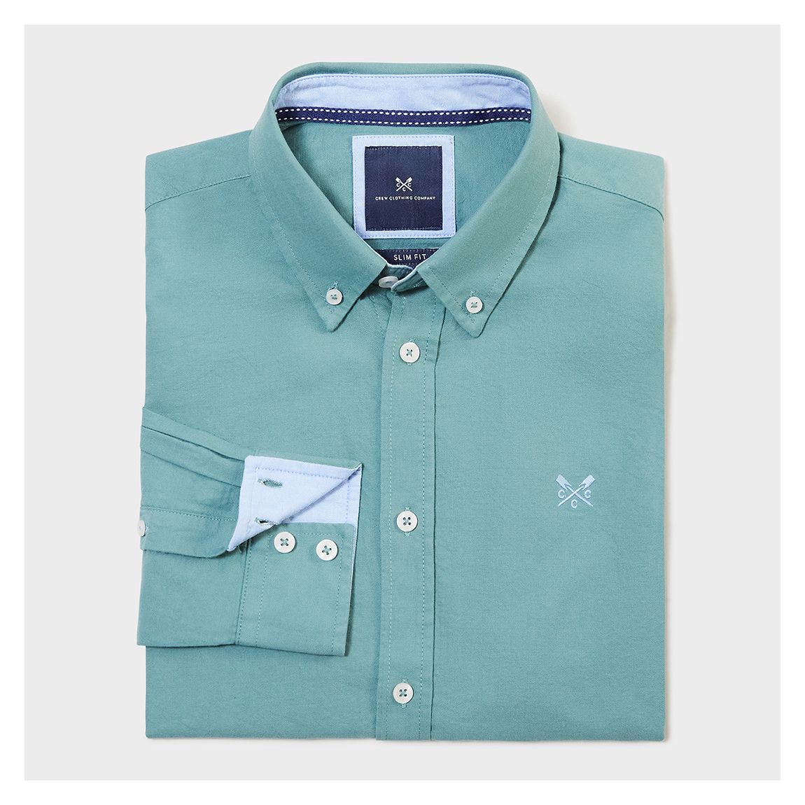 Sage Oxford Slim Fit Shirt main product photo