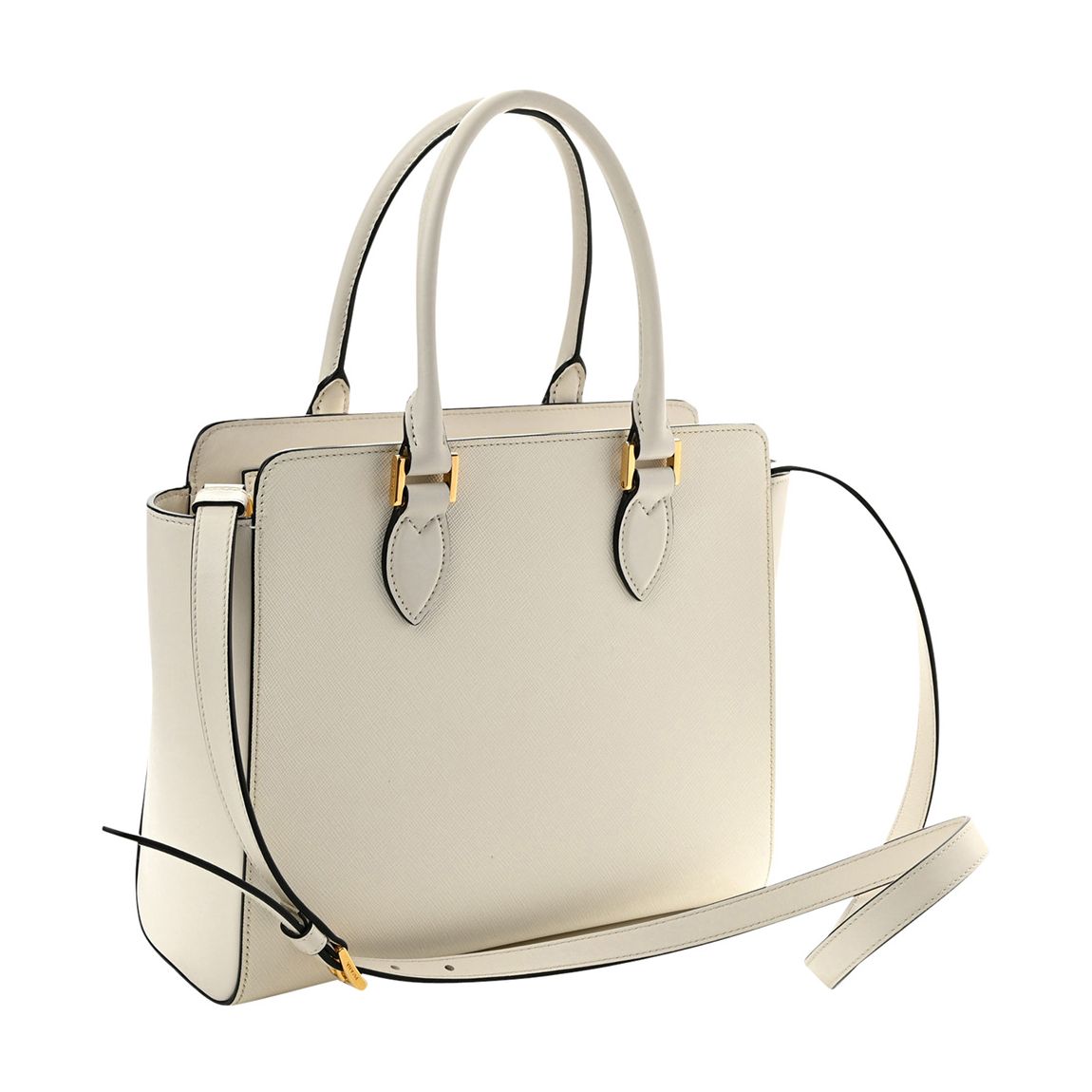 Beige Saffiano Soft Satchel main product photo