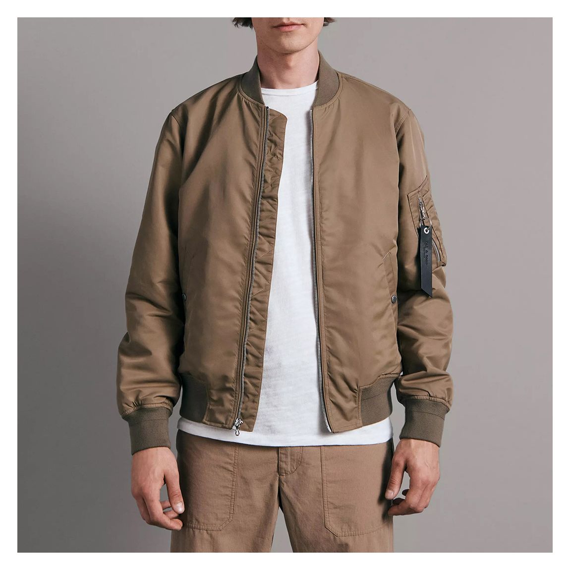 Khaki Manston Bomber main product photo