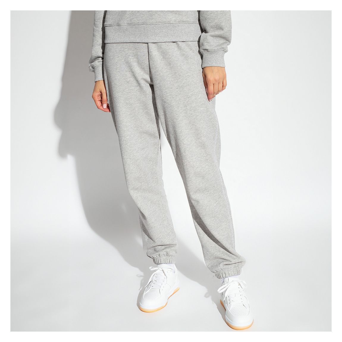Grey Cotton Football Joggers main product photo