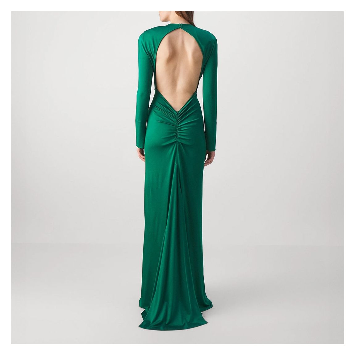 Green Open Back Gown main product photo